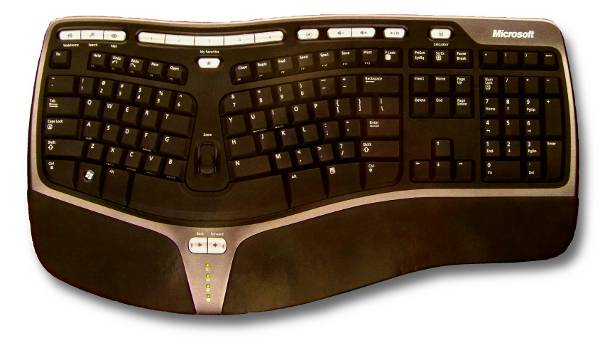 Foto Ergonomische Tastatur